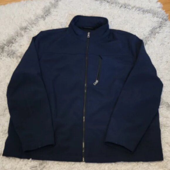 Calvin Klein Men's Deep Blue Performance Jacket - Picture 1 of 7